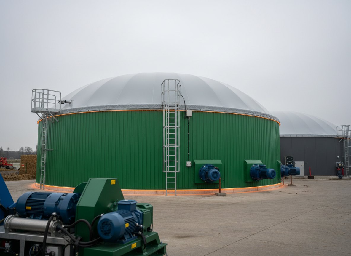 Fermenter einer Biogasanlage
