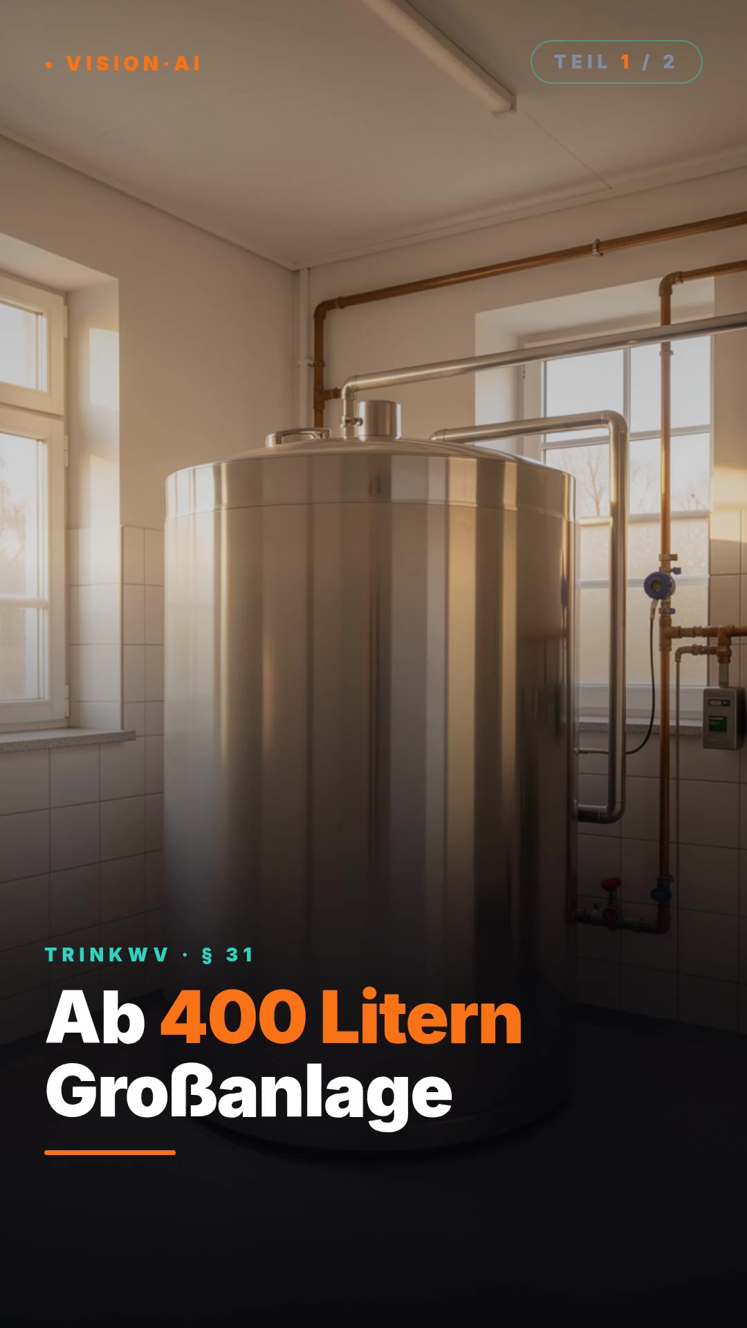 Ab 400 Litern wird geprüft